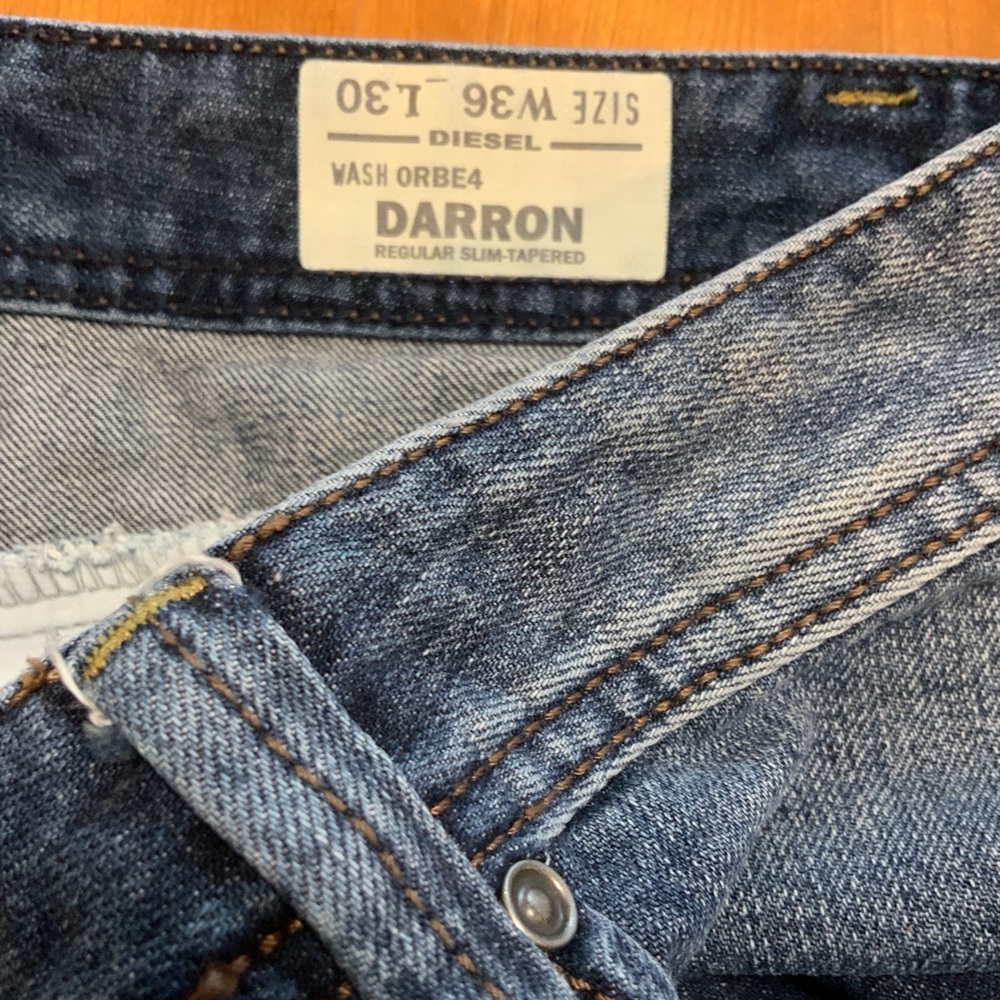 Diesel DARRON ORBE4 36x30 Men's Jeans